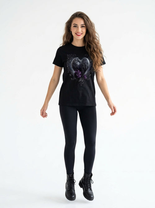 Spiral - Raven Heart - T-Shirt, second view