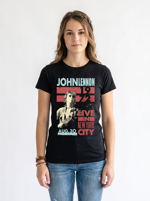 John Lennon - Live In New York City - T-Shirt, second view
