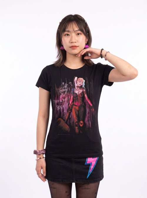 DC Comics - Harley Quinn - Trick Or Treat - T-Shirt, second view
