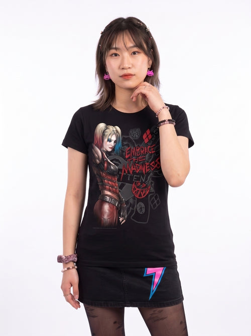 DC Comics - Harley Quinn - Embrace Madness - T-Shirt, second view