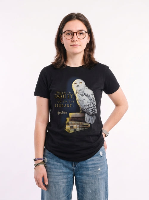 Harry Potter - Hedwig Books - T-Shirt, second view