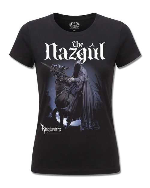 The Lord Of The Rings The Nazgul Ringwraiths (The Lord Of The Rings) design, front view on Black F775
