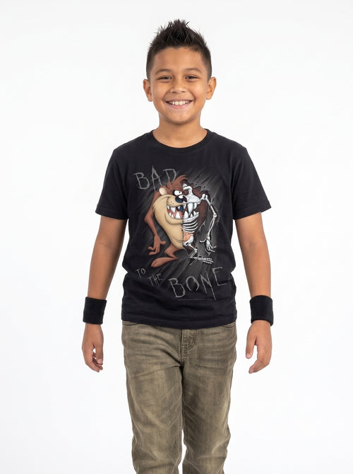 Looney Tunes - Taz - Bad 2 D Bone - Kids T-Shirt, second view
