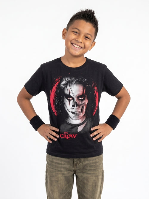 The Crow - Skull Face - Kids T-Shirt, second view