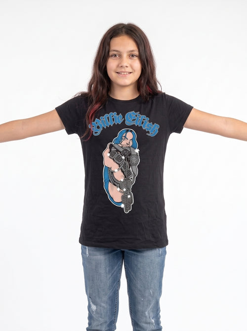 Billie Eilish - Bling Glitter Print - Kids T-Shirt, second view