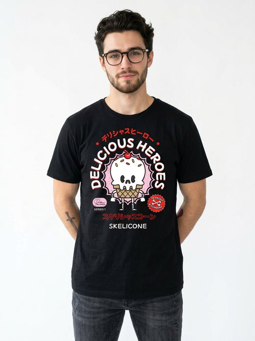 Delicious Heroes - Skelicone - T-Shirt, second view