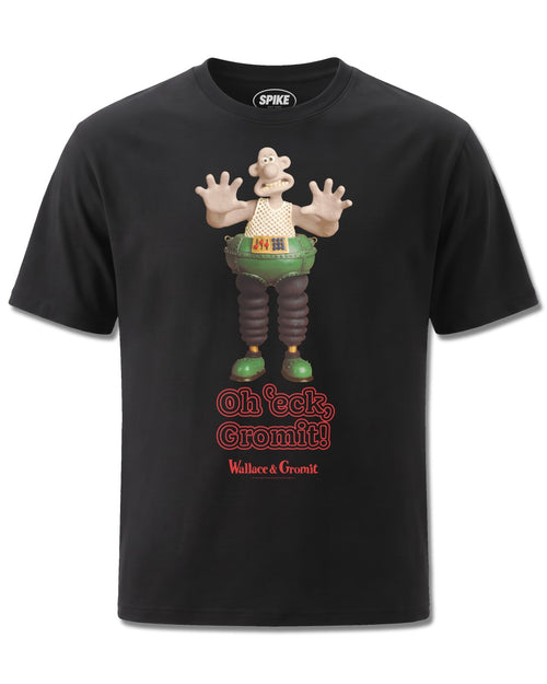 Wallace&gromit Wallace & Gromit Oh Eck Gromit (Wallace&Gromit) design, front view on Black M121