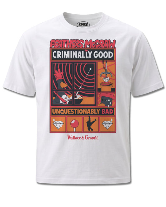 Wallace&gromit Wallace & Gromit Criminally Good (Wallace&Gromit) design, front view on White M137