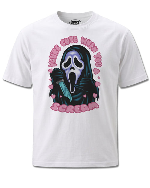 Ghost Face - You're Cute When You Scream - T-Shirt, second view