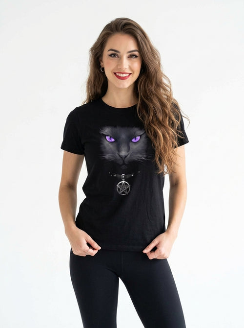 Spiral - Black Cat - T-Shirt, second view