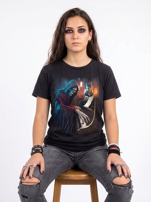Spiral - Midnight Blues - T-Shirt, second view