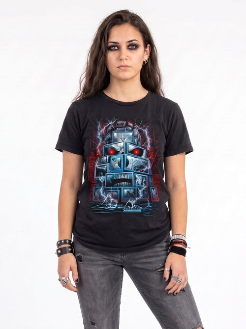 Spiral - Death By TV - T-Shirt, second view