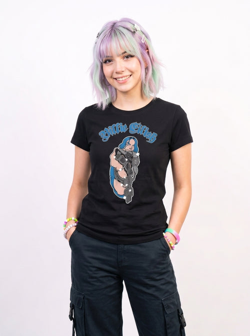 Billie Eilish - Bling Glitter Print - T-Shirt, second view