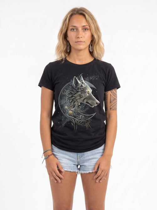 Spiral - Celtic Wolf - T-Shirt, second view