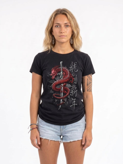 Spiral - Oriental Dragon - T-Shirt, second view