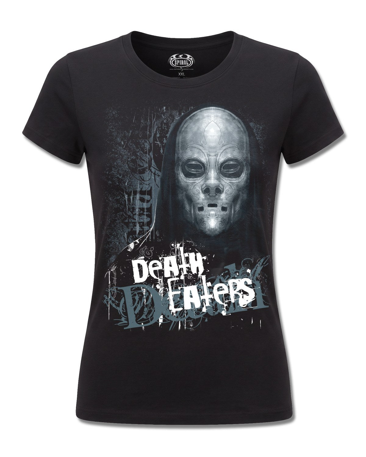 Harry Potter Death Eaters (Harry Potter) design, front view on Black F775, Rock Off Retail official merch