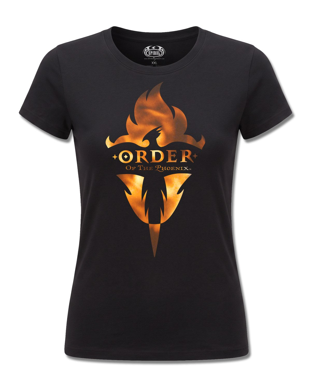 Harry Potter Order Of The Phoenix (Harry Potter) design, front view on Black F775, Rock Off Retail official merch