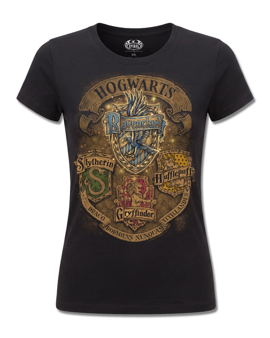 Harry Potter Ravenclaw Crest Ii (Harry Potter) design, front view on Black F775, Rock Off Retail official merch