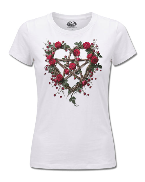 Spiral - Rose Pentagram - T-Shirt, second view