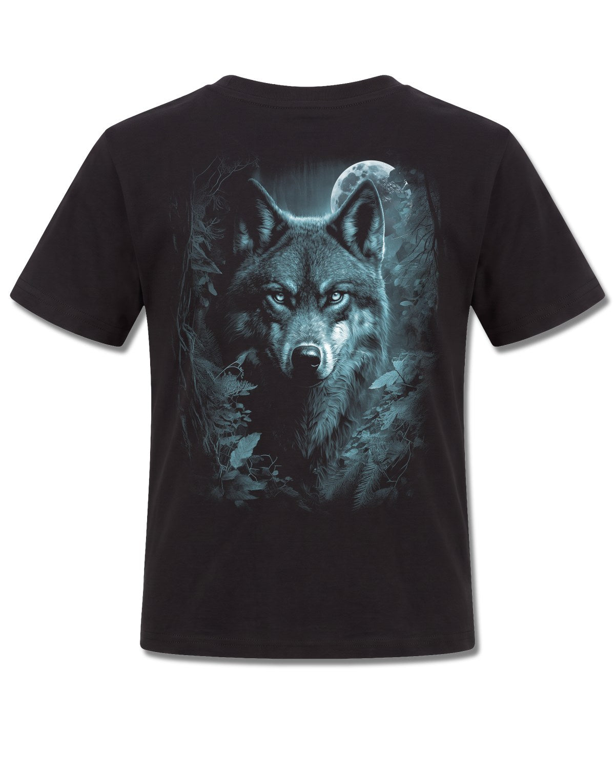 Spiral Forest Guardians design, back view on Black K101, Rock Off Retail official merch