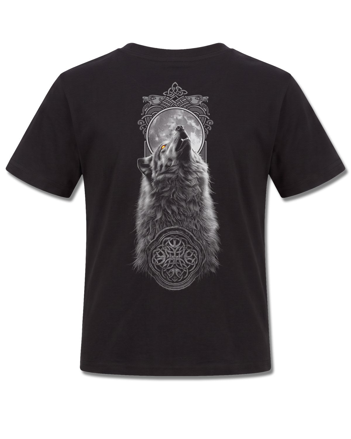 Spiral Darkest Fear design, back view on Black K101, Rock Off Retail official merch