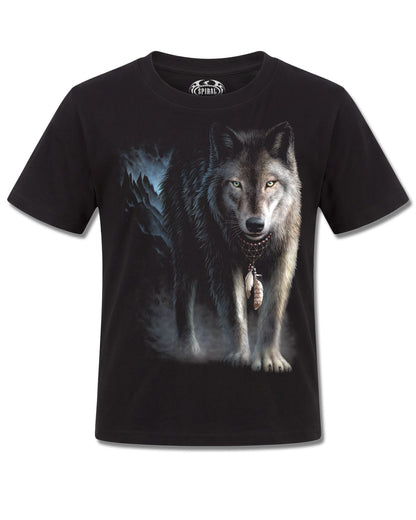 Spiral From Darkness design, front view on Black K101, Rock Off Retail official merch