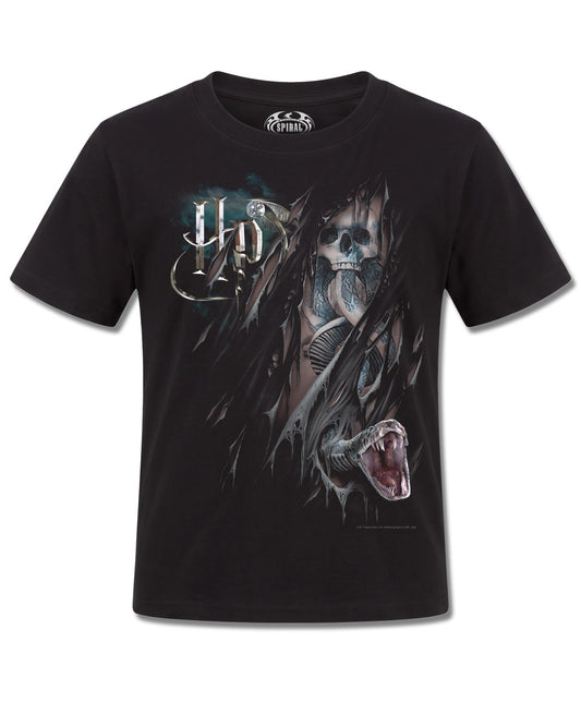 Harry Potter Dark Mark (Harry Potter) design, front view on Black K101, Rock Off Retail official merch