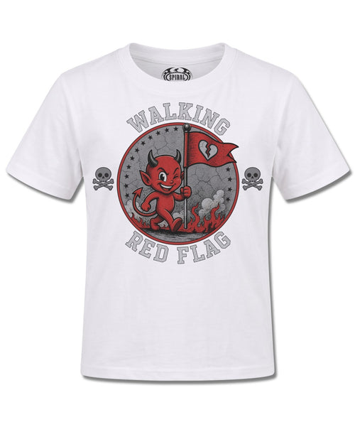 Spiral - Red Flag - Kids T-Shirt, second view