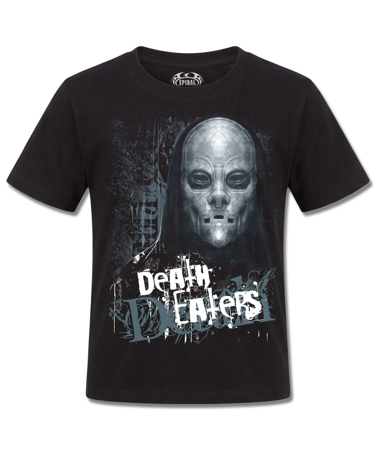 Harry Potter Death Eaters (Harry Potter) design, front view on Black K121, Rock Off Retail official merch