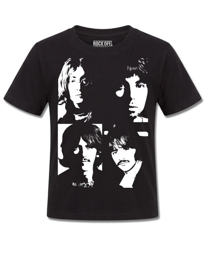 The Beatles Back In The Ussr (The Beatles) design, front view on Black K121, Rock Off Retail official merch
