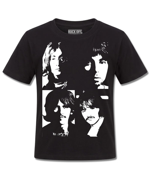 The Beatles Back In The Ussr (The Beatles) design, front view on Black K121, Rock Off Retail official merch