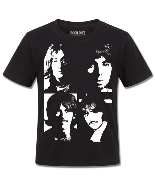 The Beatles Back In The Ussr (The Beatles) design, front view on Black K121, Rock Off Retail official merch