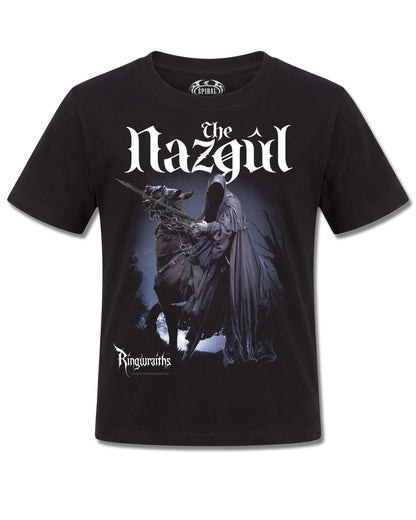 The Lord Of The Rings The Nazgul Ringwraiths (The Lord Of The Rings) design, front view on Black K121