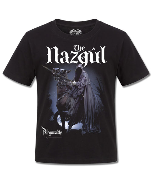 The Lord Of The Rings The Nazgul Ringwraiths (The Lord Of The Rings) design, front view on Black K121
