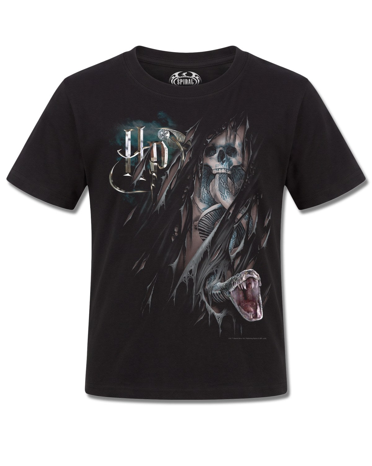 Harry Potter Dark Mark (Harry Potter) design, front view on Black K121, Rock Off Retail official merch
