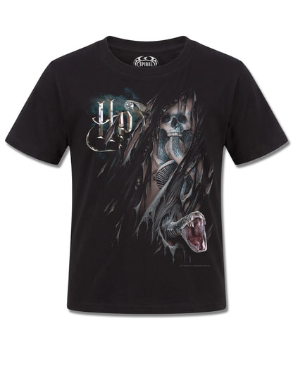 Harry Potter Dark Mark (Harry Potter) design, front view on Black K121, Rock Off Retail official merch
