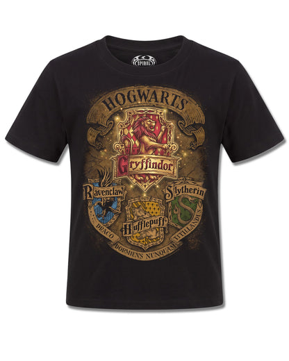 Harry Potter Gryffindor Crest Ii (Harry Potter) design, front view on Black K121, Rock Off Retail official merch