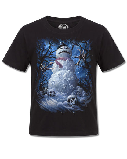 Spiral Dead Cold design, front view on Black K121, Rock Off Retail official merch