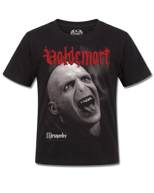 Harry Potter Morsmordre (Harry Potter) design, front view on Black K121, Rock Off Retail official merch