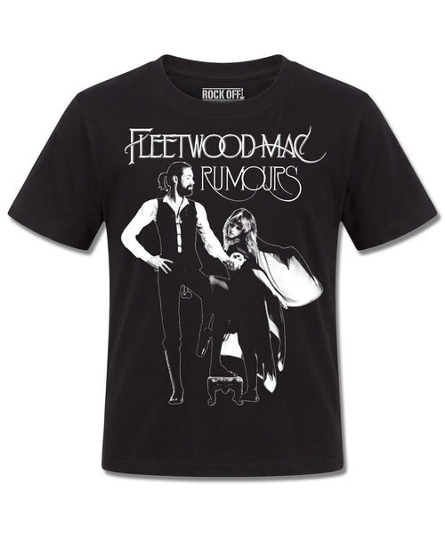 Fleetwood Mac Rumours (Fleetwood Mac) design, front view on Black K121, Rock Off Retail official merch