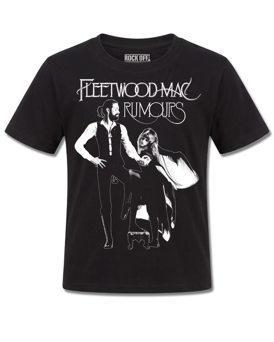 Fleetwood Mac Rumours (Fleetwood Mac) design, front view on Black K121, Rock Off Retail official merch