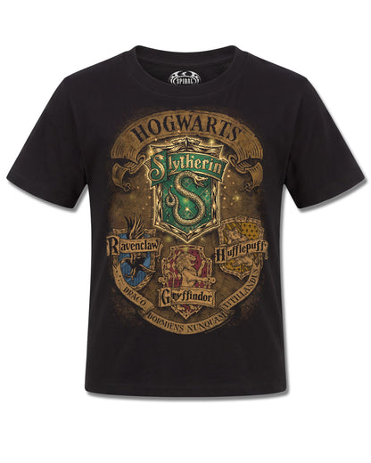 Harry Potter Slytherin Crest Ii (Harry Potter) design, front view on Black K121, Rock Off Retail official merch