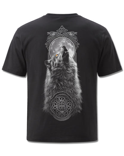Spiral Darkest Fear design, back view on Black M101, Rock Off Retail official merch