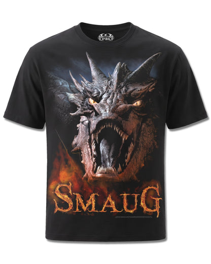 The Lord Of The Rings The Hobbit Smaug (The Lord Of The Rings) design, front view on Black M101