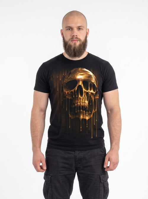 Spiral - Dripping Gold - T-Shirt, second view