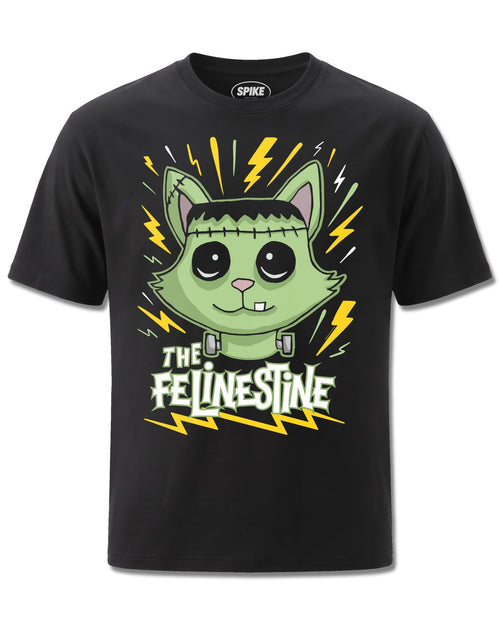 My Charming Dead Mcd The Felinstein (My Charming Dead) design, front view on Black M121, Rock Off Retail official merch