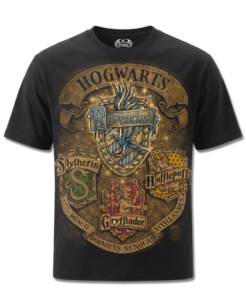 Harry Potter Ravenclaw Crest Ii (Harry Potter) design, front view on Black M121, Rock Off Retail official merch