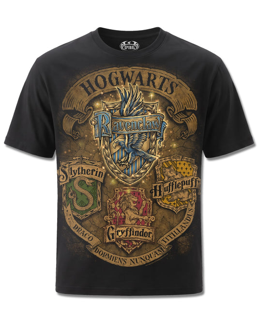 Harry Potter Ravenclaw Crest Ii (Harry Potter) design, front view on Black M121, Rock Off Retail official merch