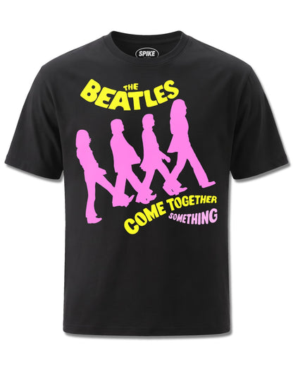 Beatles Come Together (The Beatles) design, front view on Black M121, Rock Off Retail official merch
