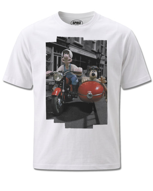 Wallace&gromit Wallace & Gromit A Close Shave (Wallace&Gromit) design, front view on White M137